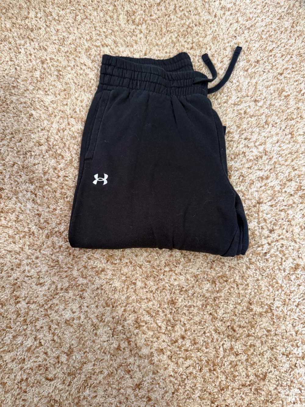 Under Armour Women’s Black Jogger Sweatpants with Logo